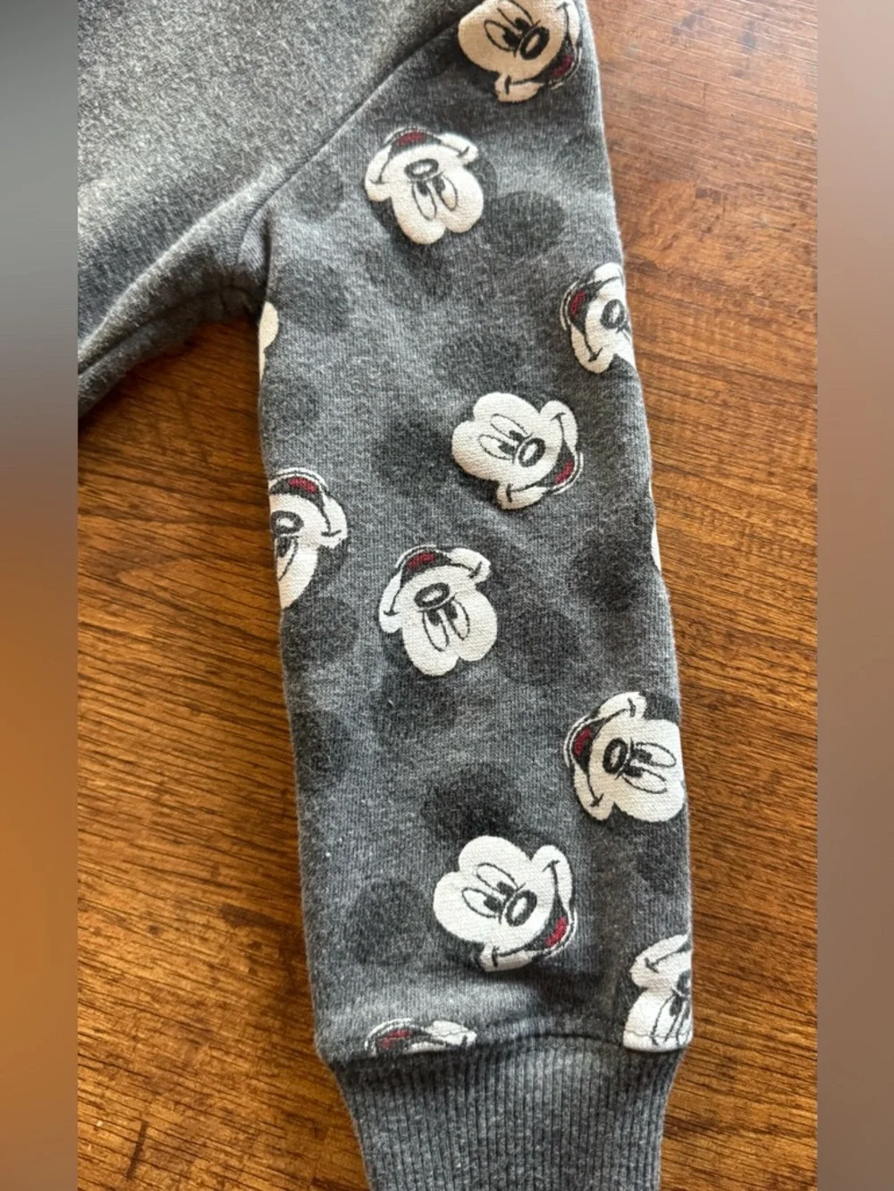 Disney Mickey Mouse Sweatshirt 3T Gray Pullover Toddler